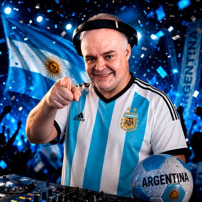 Argentina Fan Fest con DJ Vaca
